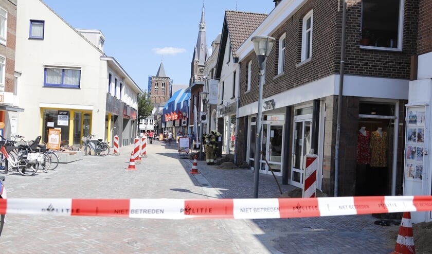 Opnieuw is er een gaslek ontstaan door de aanleg van glasvezel.