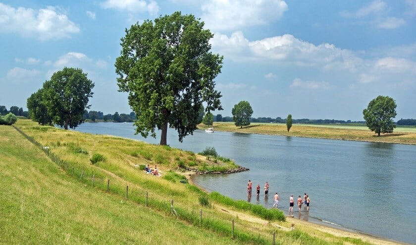 Archieffoto van de Maas bij Lith. (Foto: Gertjan Hekelaar)