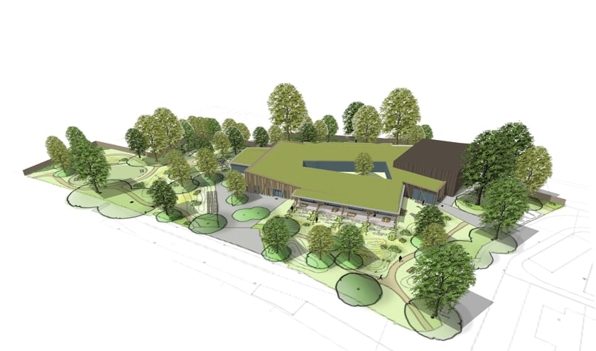 Nieuwbouw basisschool 't Schrijverke in Herpen.