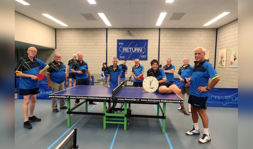 Tafeltennissers van Return waren afgelopen nacht actief. (Foto: Hans van der Poel)