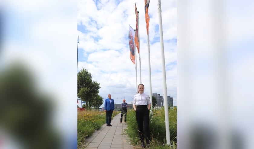 Toekomstige Topper Kim van den Broek, wethouder Harry van Rooijen en Krasse Knar Harry van den Hurk.