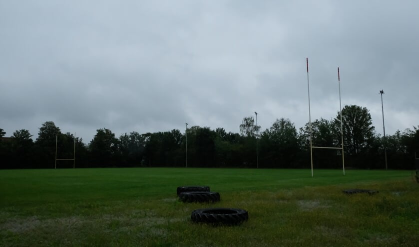 De huidige accommodatie van de Black Bulls in Stevensbeek.