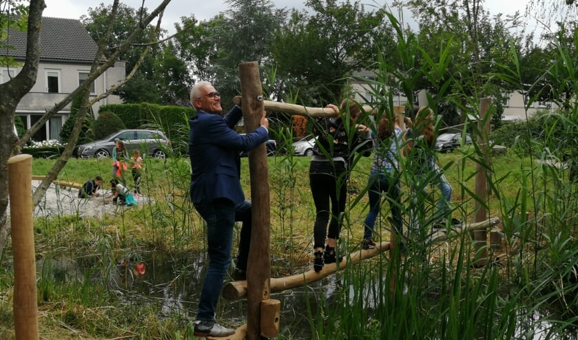 De opening van de waterspeeltuin aan de Heraut.