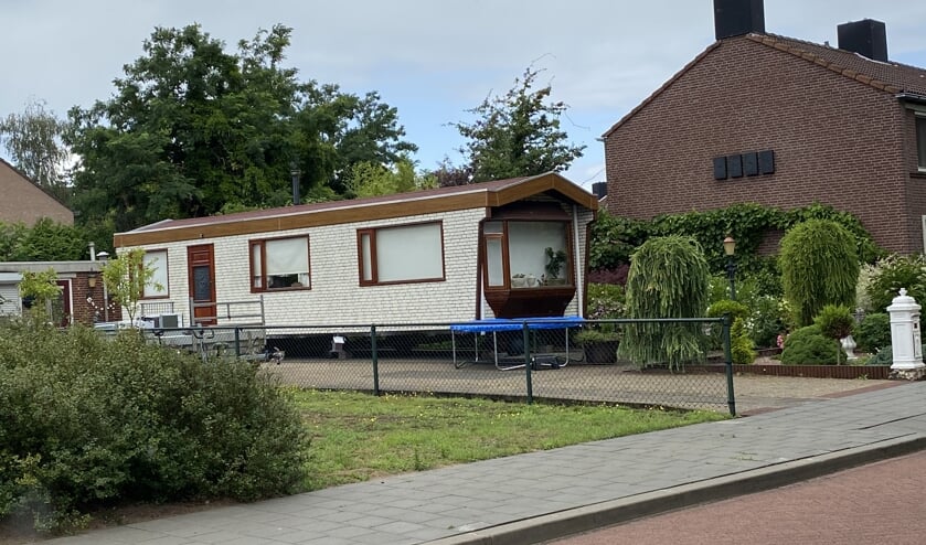 De woonwagenstandplaats aan de Davidlaan in Gennep. (foto: Jos Gröniger)