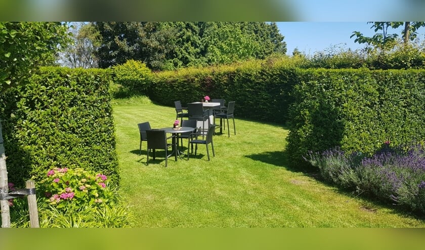 Bij goed weer vind het evenement plaats in de tuin.