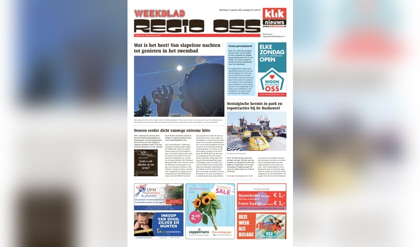 Voorpagina Weekblad Regio Oss.