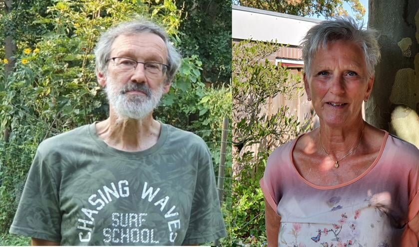 Twee vrijwilligers: Pieter Bemer en Greet Lamers.
