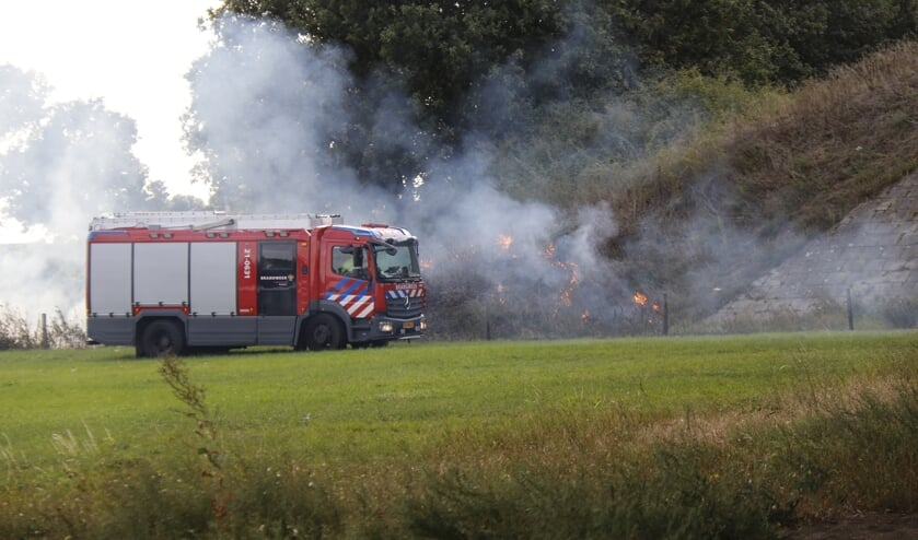Vermoedelijk is het vuur aangestoken.