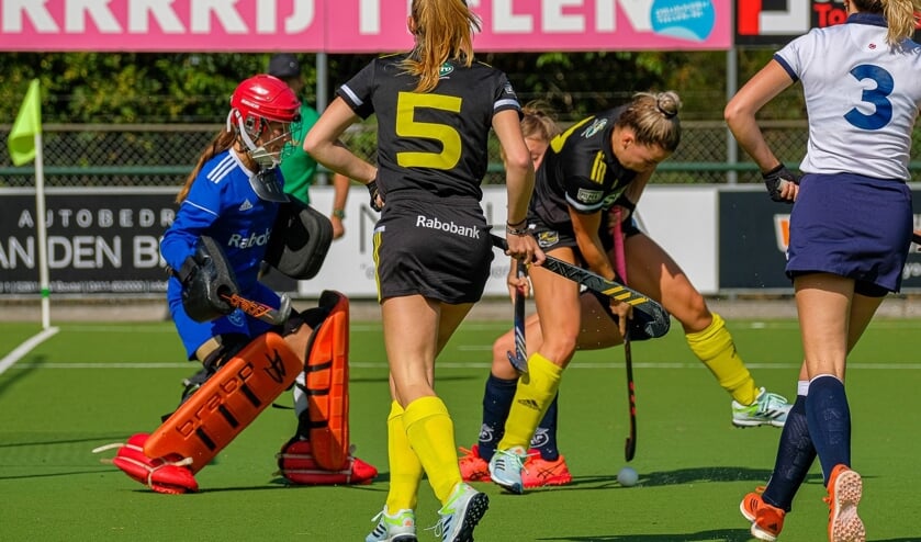 Babs de Kock scoorde afgelopen zondag twee keer.