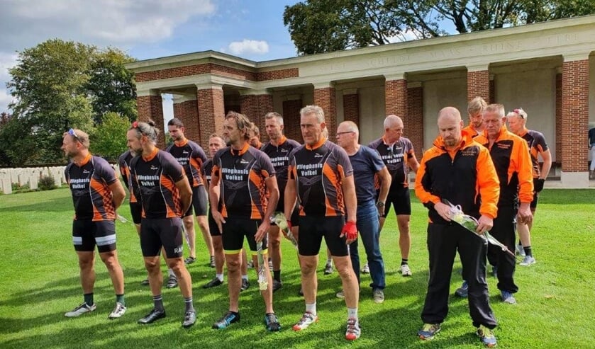 Er werd een minuut stilte gehouden voor de mannen die gevallen zijn voor onze vrijheid.