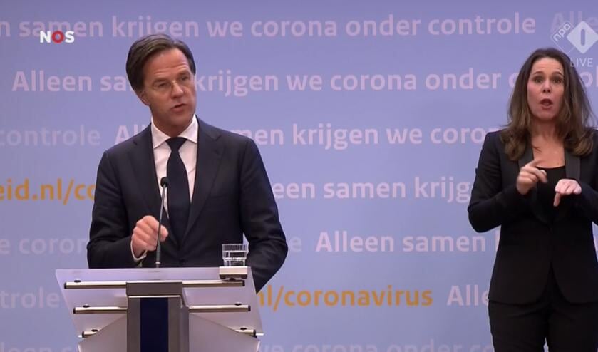 <p>Premier Rutte aan het woord.</p>