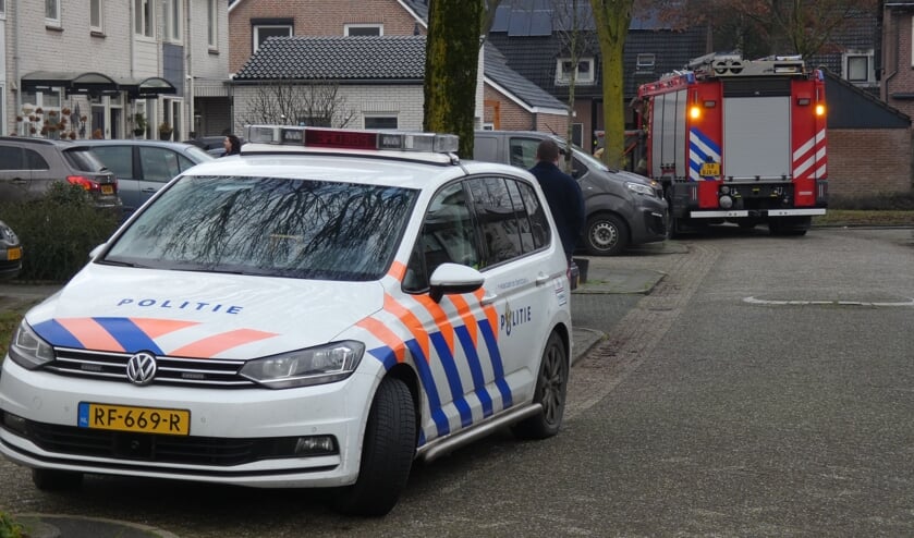 Hulpdiensten in De Poorter. (Foto: Thomas)