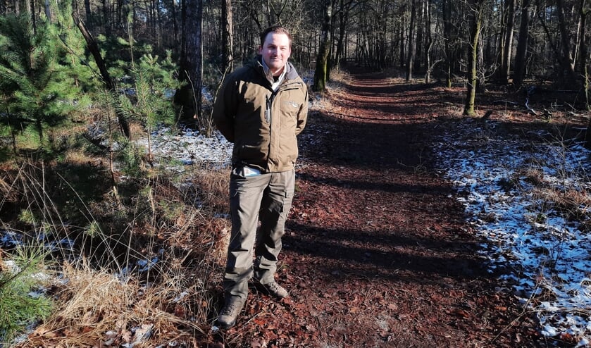 Boswachter Jorn Martens in Herperduin.