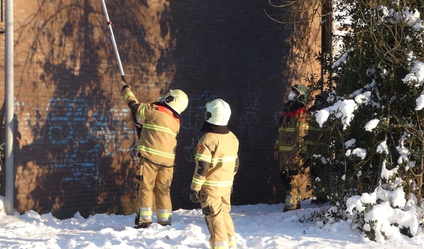Brandweer in de Vossehol. (Foto: Thomas)