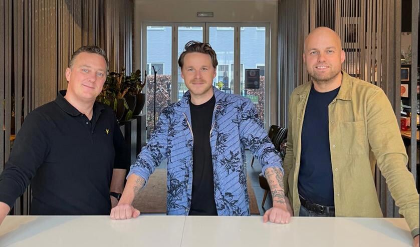 Van links naar rechts: Sander, Niels, Mathieu.