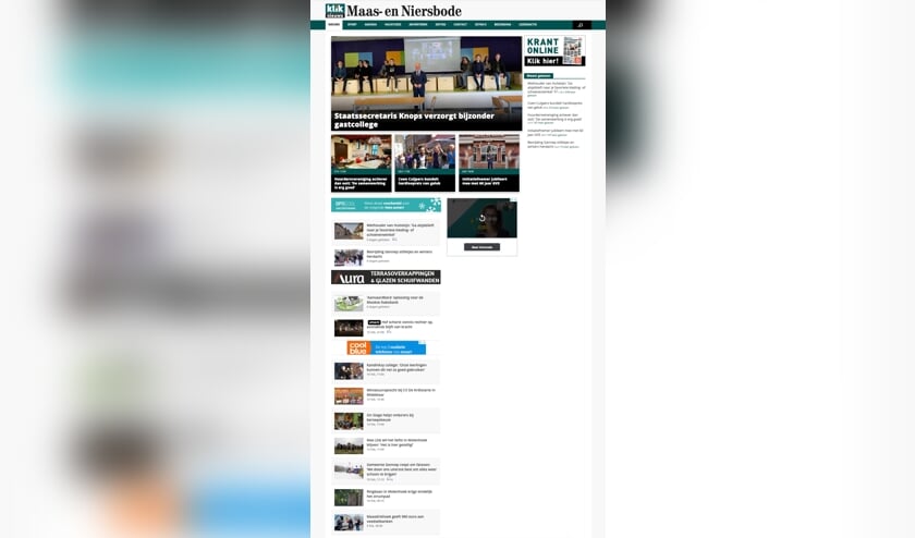 <p>Sinds deze week heeft De Maas en Niersbode ook een eigen nieuwspagina op Kliknieuws.nl.</p>