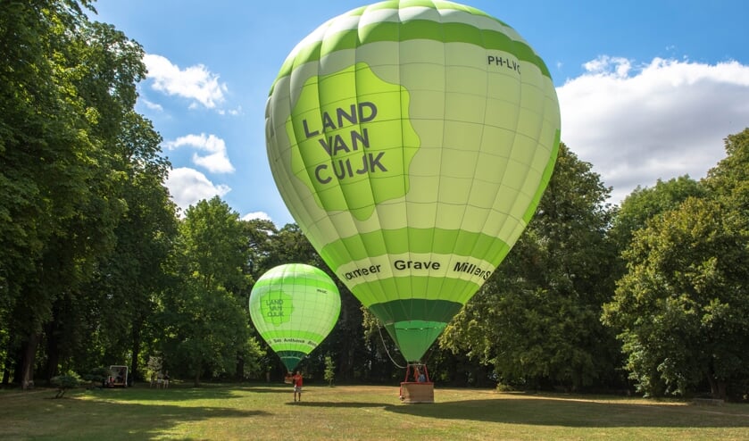 Paschal Noor gaat vanaf het park ballonvaarten organiseren.