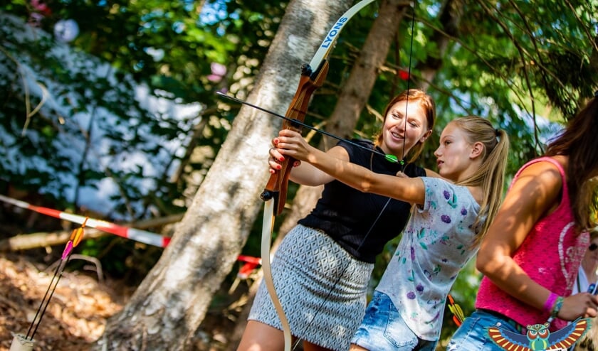 <p>Kinderen vermaken zich tijdens de familiedag in 2019.</p>