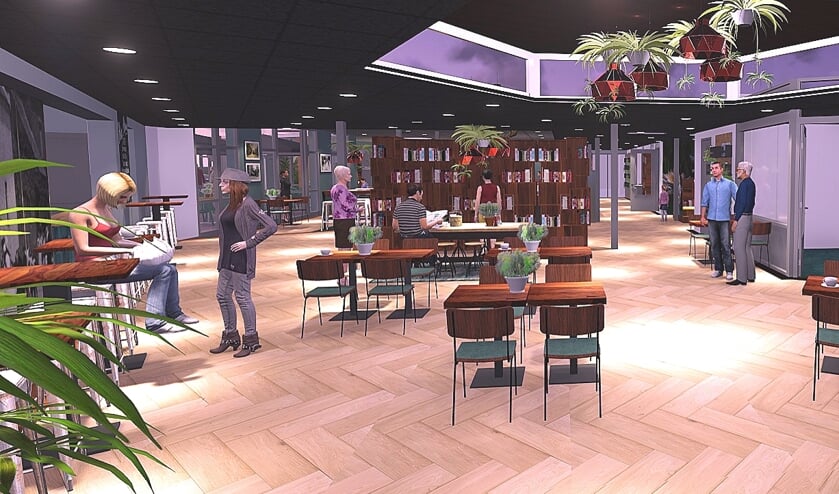 Een artist impression van de vernieuwde MFA Oelbroeck uit 2020