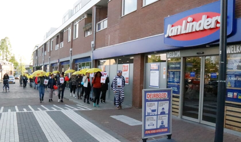 De groep was 50 a 70 man sterk.
