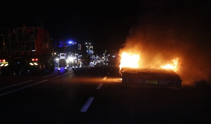 Het vuur was snel onder controle.