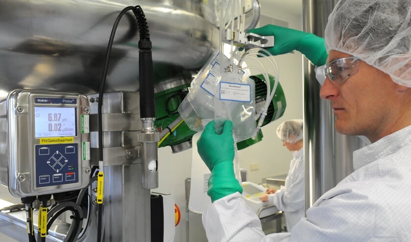 <p>Productie bij MSD Biotech Oss. (Foto: Frank Zwinkels)</p>