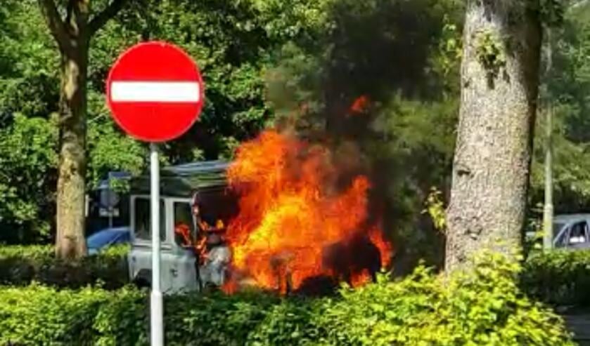 Autobrand in Herpen. (Foto: Patryk)