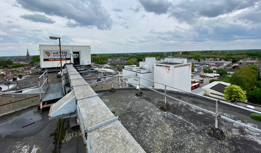 Het Silotel moet hier, bovenop de silo's, komen.