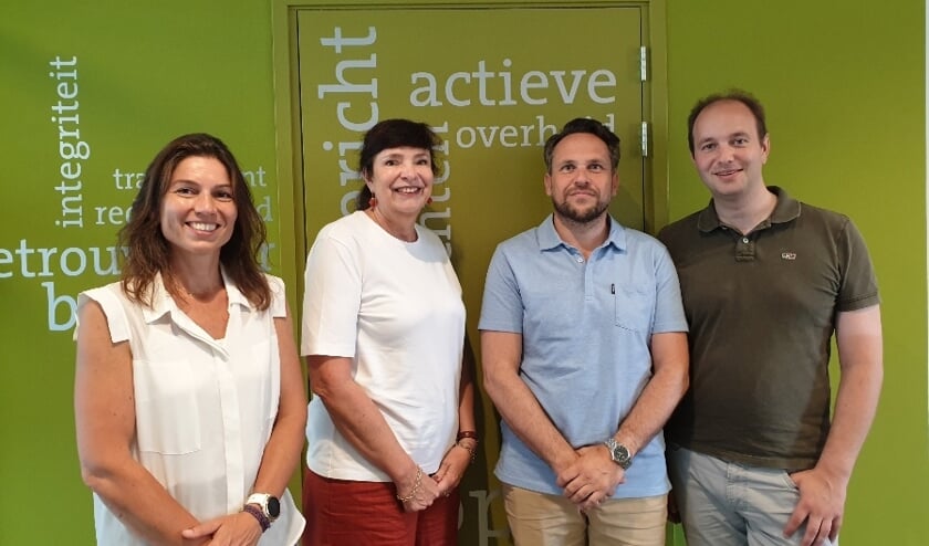 Ineke den Heijer, Anne Mieke Zwaneveld, Michiel Muis en Ronald van der Stad.