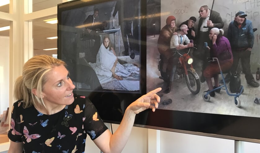 Yvonne Peschier laat je op een andere manier naar kunst kijken.