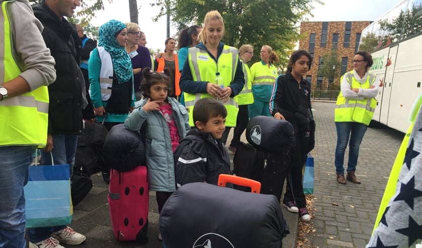 <p>Statushouders wachten op een nieuwe plek. (Foto: Denise Quik/archief)</p>