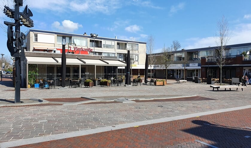 Het was maandag muisstil in het centrum van Berkel en Rodenrijs. En dat op zo'n zonnige dag!