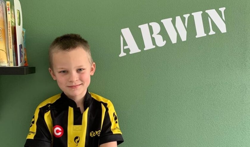 <p>Arwin heeft zijn beste beentje voorgezet om zijn club TOGB te helpen.</p>