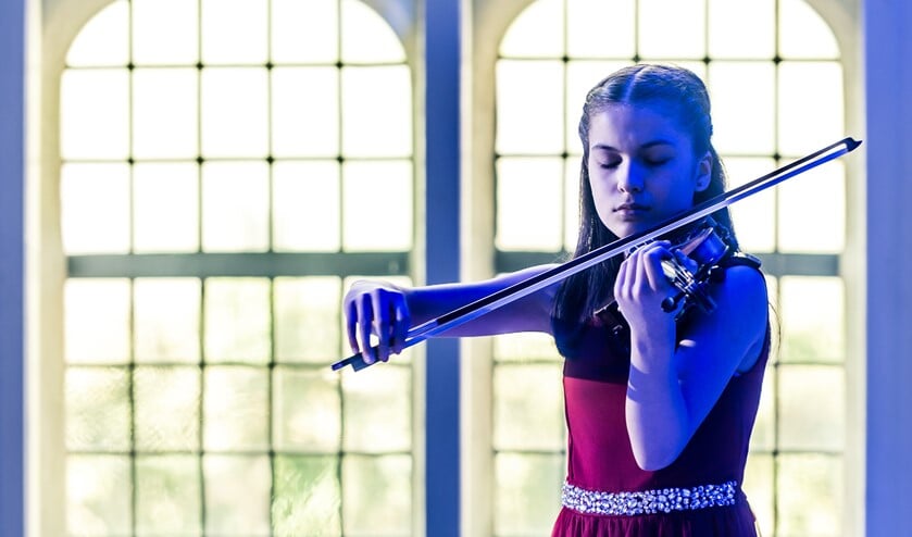 <p>Adinda tijdens de nationale finale op 10 april. (Foto: Majanka Fotografie)</p>