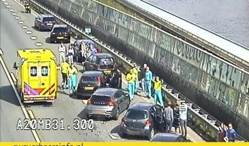 <p>Foto: Twitter/@RWSverkeersinfo </p>
