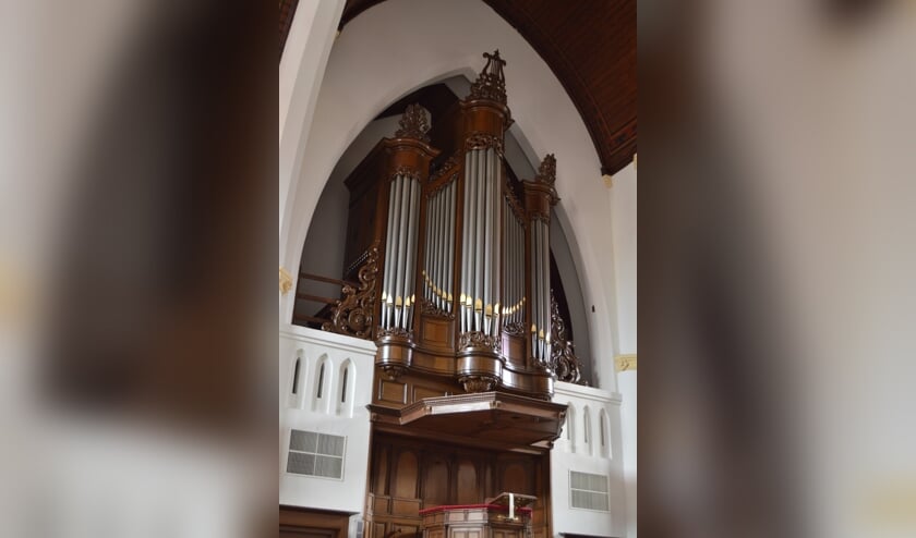 Het orgel van de Adriaen Janzkerk