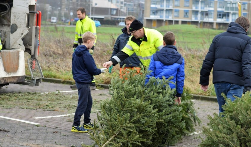 Kerstbomen kunnen weer voor 50 eurocent ingeleverd worden