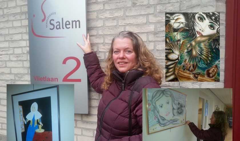 Meriska van Hof heeft werken opgehangen bij Salem