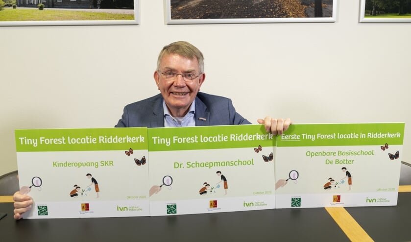 <p>Wethouder Peter Meij maakte donderdag de keuze voor de Tiny Forests bekend</p>