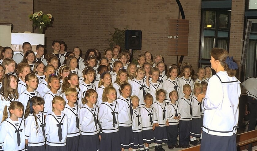 <p>In de hoogtijdagen werd gezongen met honderden kinderen</p>
