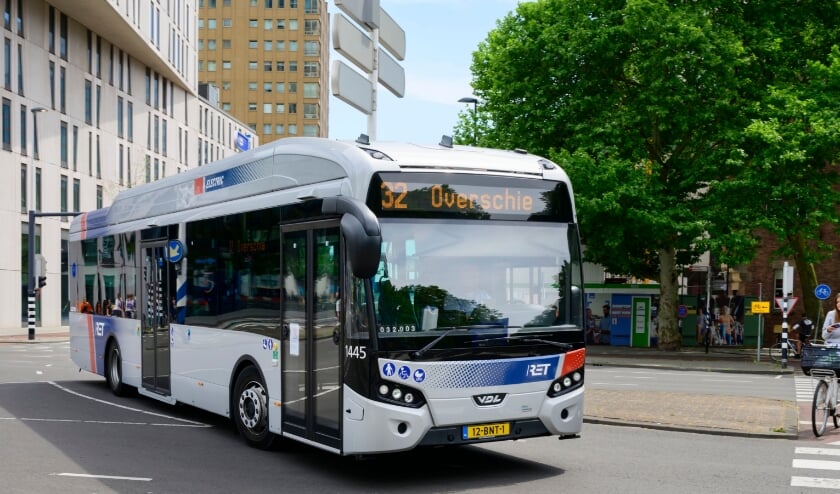 <p>Zero emissie bus van de RET. (foto: Rick Keus / RET) </p>