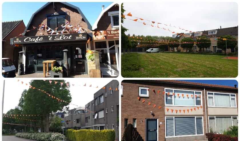 <p>Hier en daar Oranje-versieringen in Barendrecht. </p>