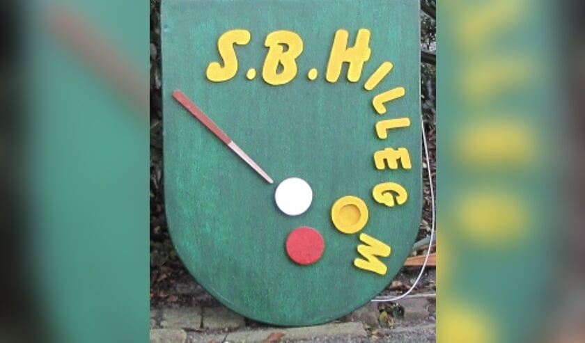 Het wapen van de Senioren Biljartclub Hillegom. | Foto: Jacolien van der Valk.