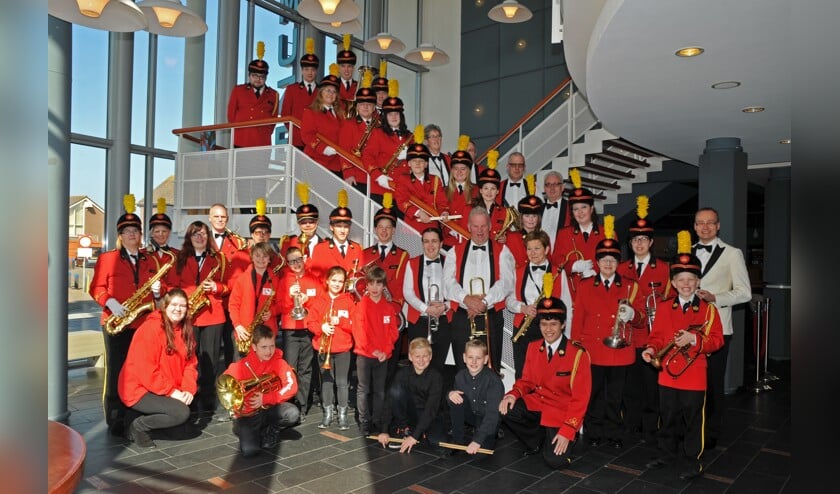 Het jubilerende fanfare-orkest Excelsior geeft samen met Excelsior Hagestein een jubileumconcert in de Oude Jeroenskerk. | Foto: PR