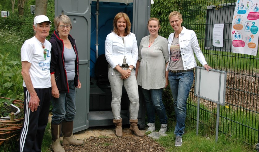 Het eerste jaar, 2014, sponsorde BekkenFysioTherapie Leiderdorp het mobiele toilet. | Archieffoto