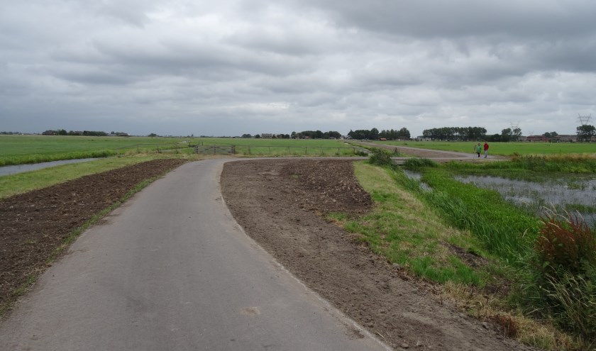 De paden in het Leiderdorpse deel van de polder zijn al in 2012 aangelegd.