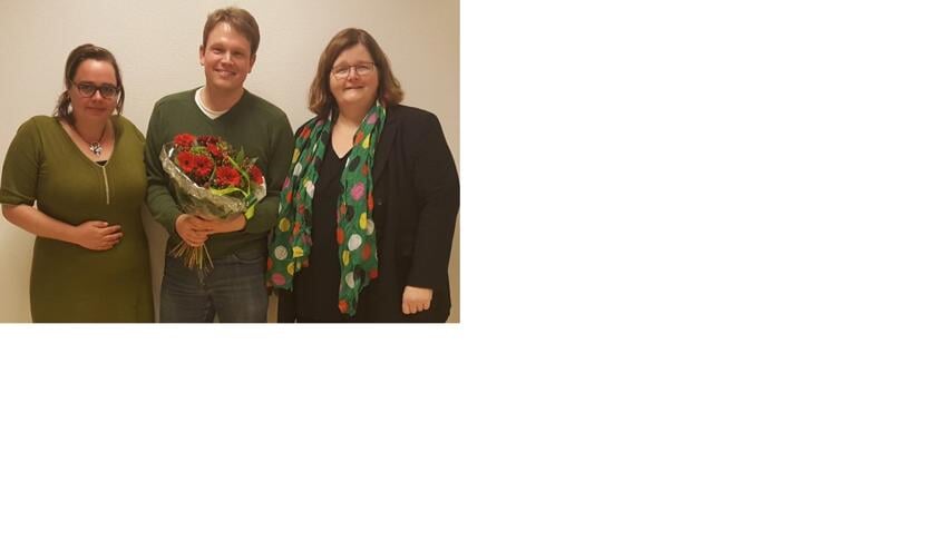 V.l.n.r. Marlies van Beek, Bob Vastenhoud en Jeannette Hofman.