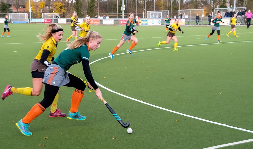 Were Di zette Alecto vooral in de eerste helft stevig onder druk. | Foto: J.P. Kranenburg