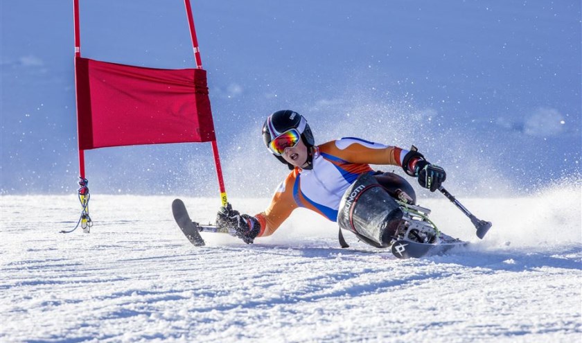 Jeroen Kampschreur in actie. | Foto: PR Nederlandse Ski Vereniging