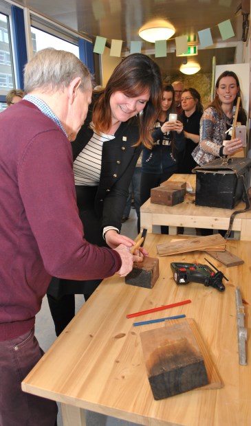 De opening van de werkbank. | Foto: PR